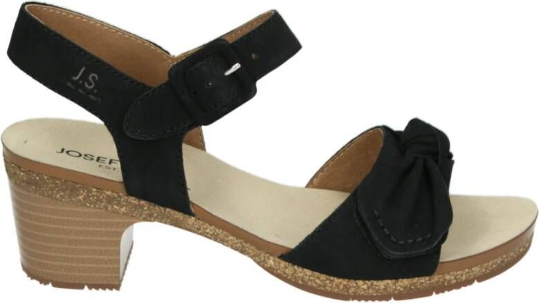 Josef Seibel Sportieve Zwarte Sandalen Grace 11