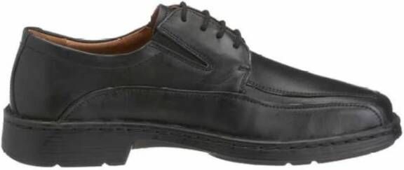 Josef Seibel Stijlvolle zwarte veterschoenen Black Heren