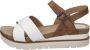 Josef Seibel Witte Comfort Sandalen voor Dames - Thumbnail 1