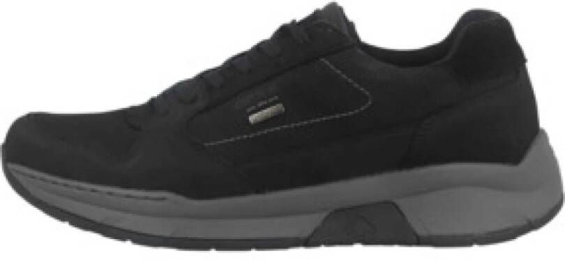 Josef Seibel Zwarte heren sneaker comfortabel en veelzijdig