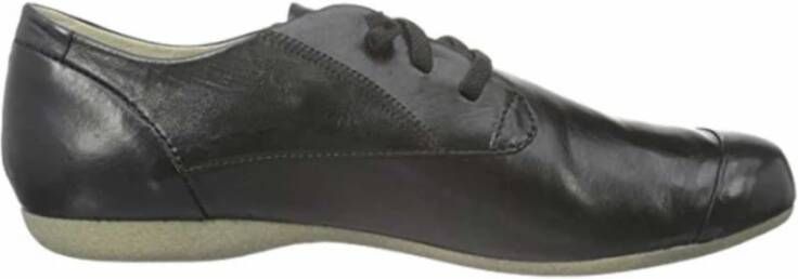 Josef Seibel Zwarte Veterschoenen Black Dames