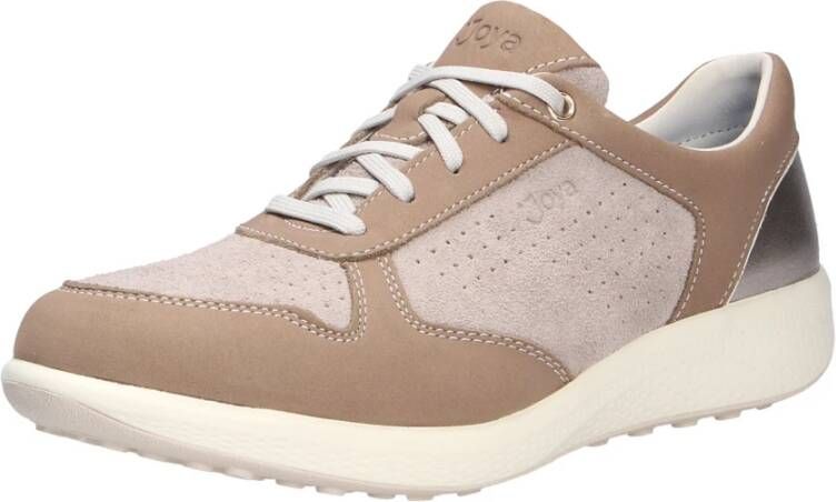 Joya Beige Veterschoen met Comfort