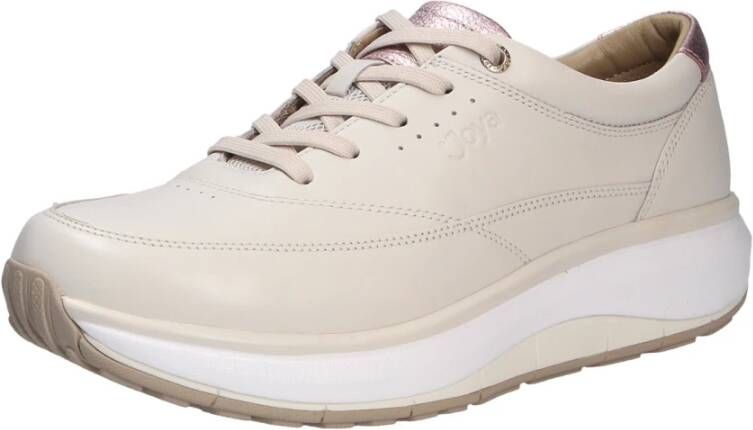 Joya Beige Wit Venetië Veterschoen