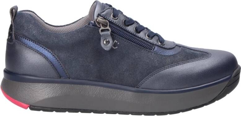 Joya Blauwe Comfort Veterschoenen voor Dames