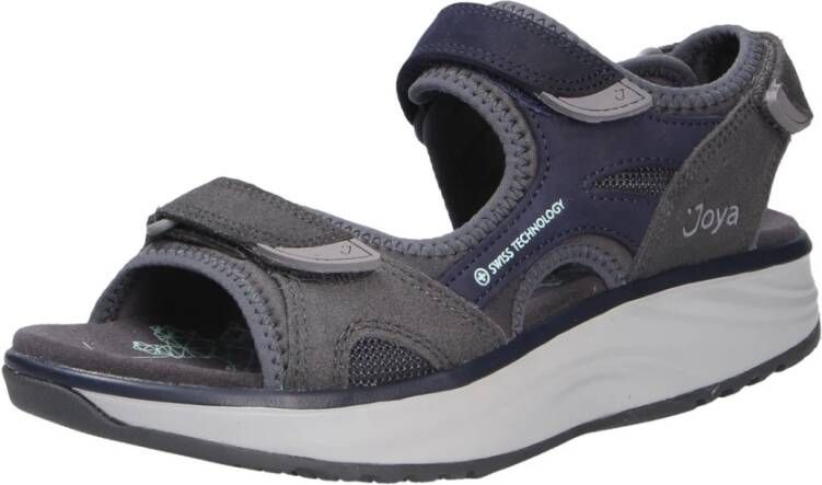 Joya Comfort Sandaal Grijs Blauw
