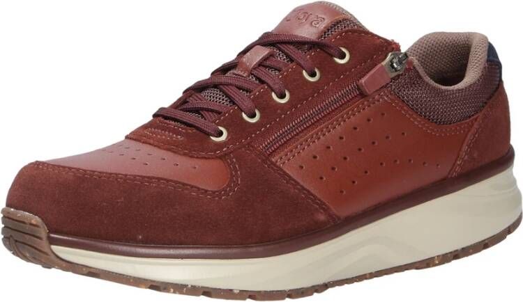 Joya Comfortabele Donkerrode Schoen met Rits