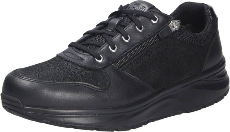 Joya Comfortabele Zwarte Rits Schoen