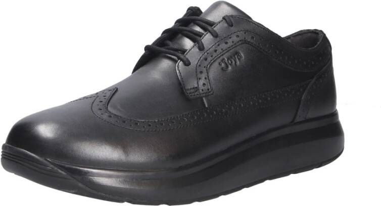 Joya Comfortabele Zwarte Veterschoen