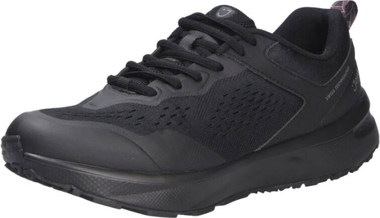 Joya Comfortabele Zwarte Veterschoen