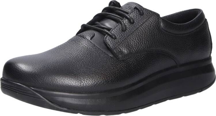 Joya CHICAGO BLACK JO519A Zwarte heren veterschoenen met schokdempende PU zolen