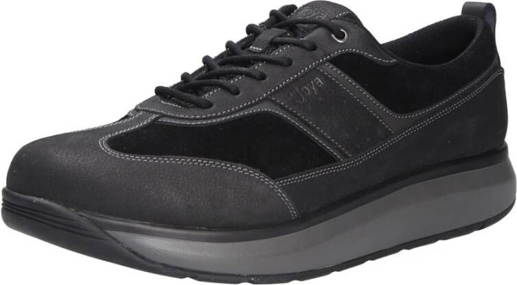 Joya Comfortabele Zwarte Veterschoen David II