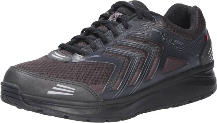 Joya Comfortabele Zwarte Veterschoen Flash SR
