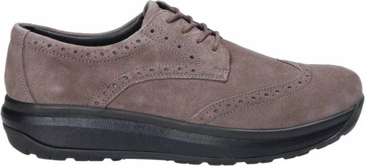 Joya Grijze Veterschoenen