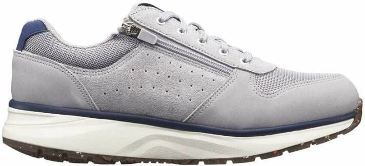 Joya DYNAMO ZIP GREY 255sne Lichtgrijze heren sneakers met rits en schokdempende PU zolen - Foto 2