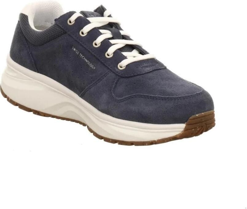 Joya DYNAMO ZIP D. Blue JY054A Blauwe sneaker met schokdempende PU zolen wijdte H - Foto 3
