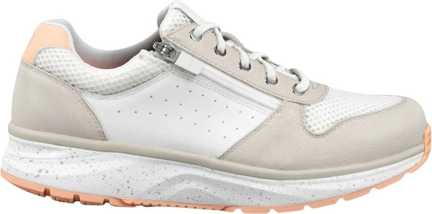 Joya Comfortabele Wit Beige Rits Sneaker - Foto 2