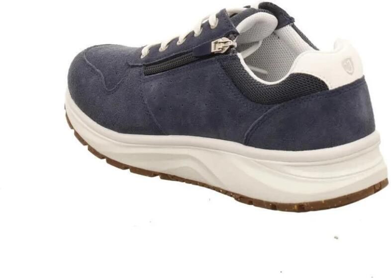Joya DYNAMO ZIP D. Blue JY054A Blauwe sneaker met schokdempende PU zolen wijdte H - Foto 4