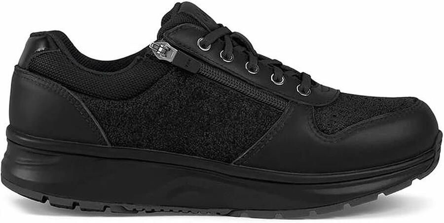 Joya Comfortabele Zwarte Rits Schoen