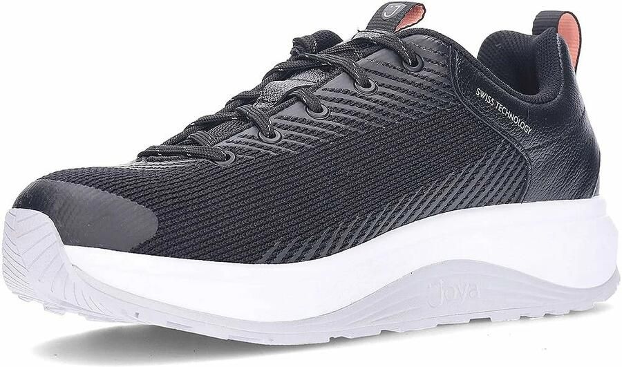 Joya Sneakers laag donkergrijs zwart