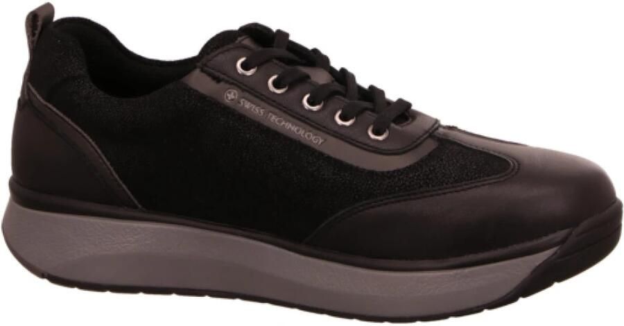 Joya LAURA BLACK II 904cas Zwarte sneaker wijdte H met schokdempende PU zolen - Foto 7