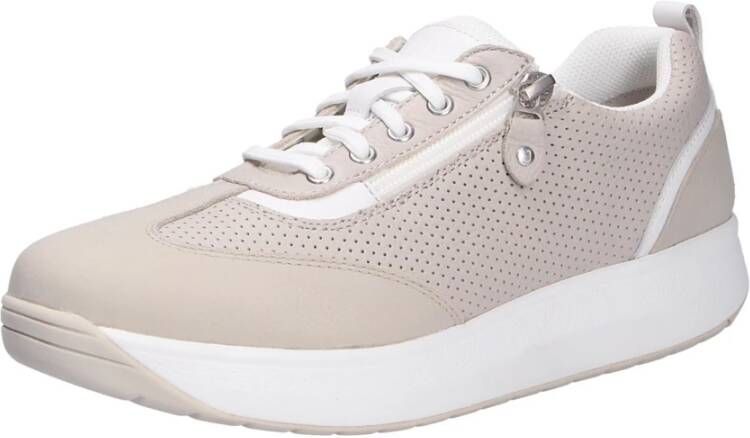 Joya Licht Beige Comfort Veterschoen