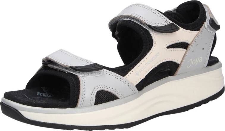 Joya Lichtblauw Witte Sandalen