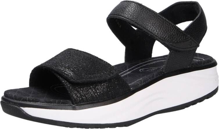 Joya Zwarte Flores Sandalen Comfortabele Wandelschoenen