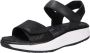 Joya Zwarte Flores Sandalen Comfortabele Wandelschoenen - Thumbnail 2