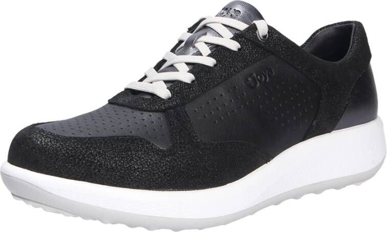 Joya Zwarte Veterschoen met Comfort
