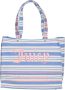 Juicy Couture Gestreepte grote boodschappentas met afneembare band - Thumbnail 1