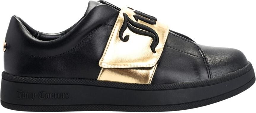 Juicy Couture Sneakers Natuurlijk Leer Cynthia Lage Top Zwart
