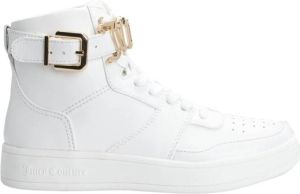 Juicy Couture Stijlvolle leren sneakers met merkdetails Wit Dames