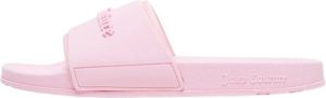 Juicy Couture Vrouwenslippers Embossed Roze Dames