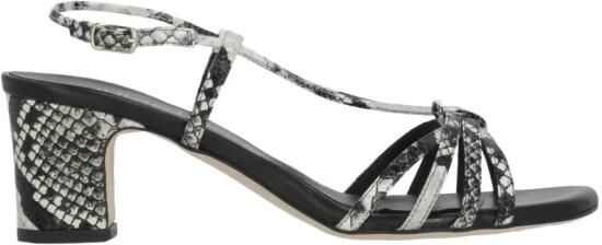 Julie Dee Sandalen met slangenprint en hak