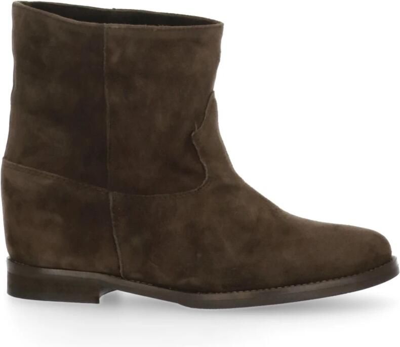Julie Dee Suède Leren Enkellaarsjes