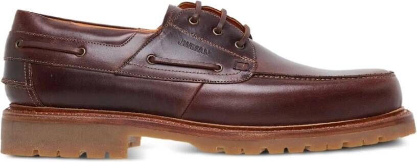 Junya Watanabe Bruin Leren Veterschoenen