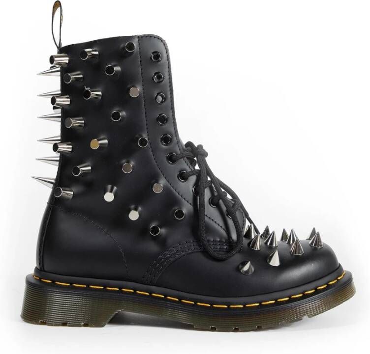 Junya Watanabe Zwarte Leren Runway Style Schoenen