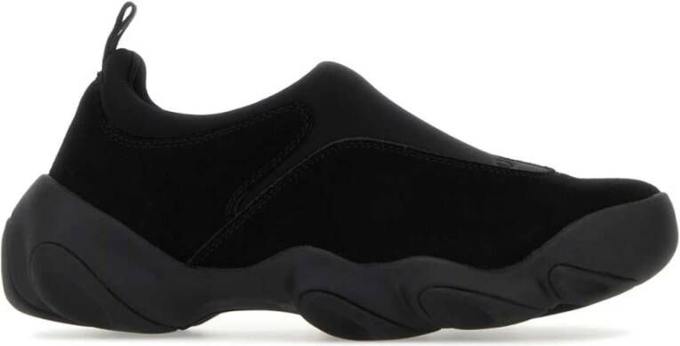 Junya Watanabe Zwarte stoffen instappers Black Heren