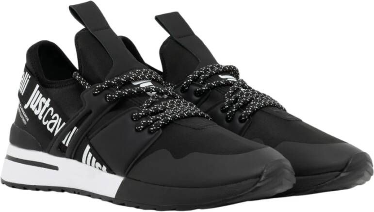 Just Cavalli Action Basic Neopreen+Gummy Schoenen Black Heren