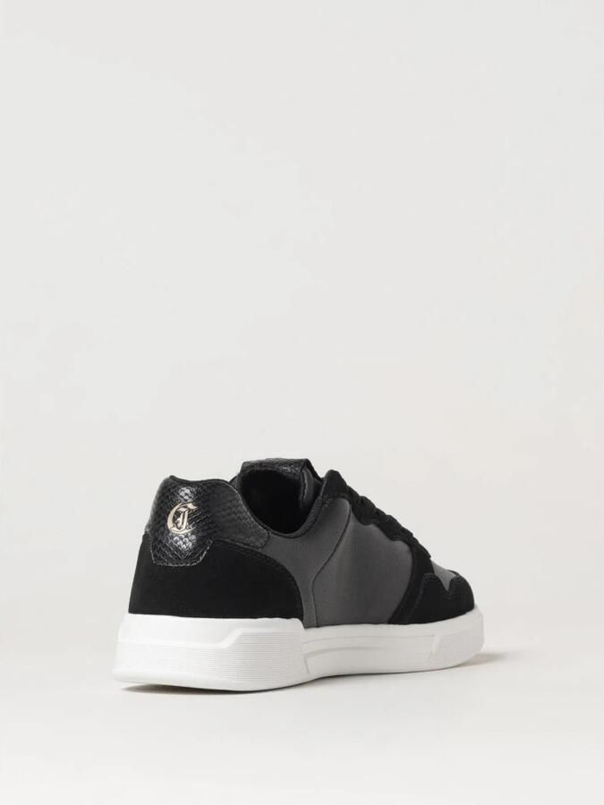 Just Cavalli Leather Suede LowTop Sneakers