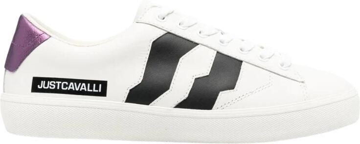 Just Cavalli Logo-Print Leren Sneakers