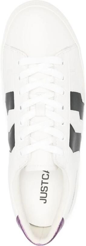 Just Cavalli Logo-Print Leren Sneakers - Foto 2