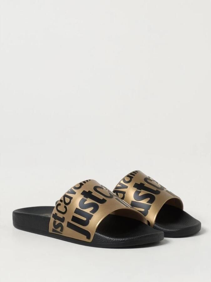 Just Cavalli Platte slippers voor casual comfort