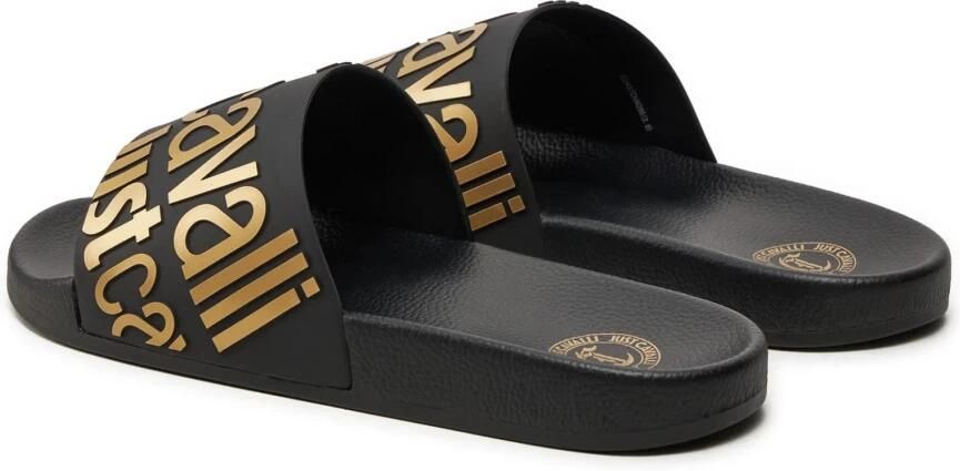 Just Cavalli Pool slipper zwart combi - Foto 2