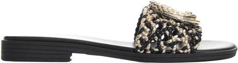 Just Cavalli Sandalen met Logo-Applicatie