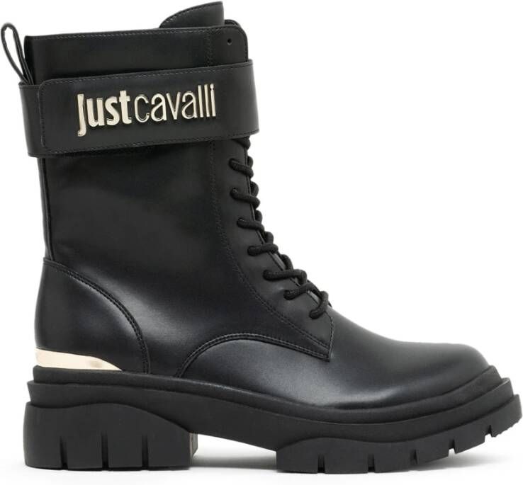 Just Cavalli Zwarte Laarzen ***cv Black Dames