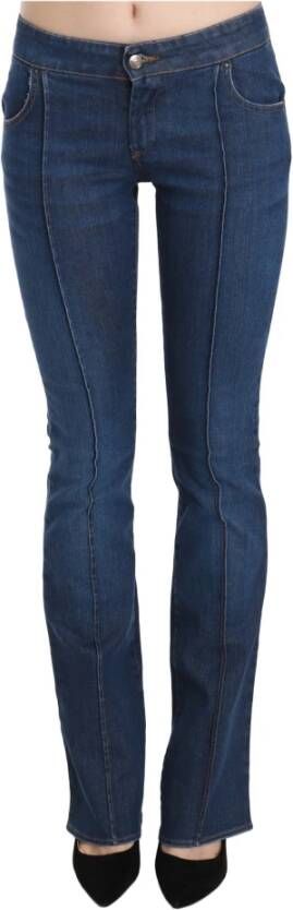 Just Cavalli Lage taille laars gesneden denim broek jeans