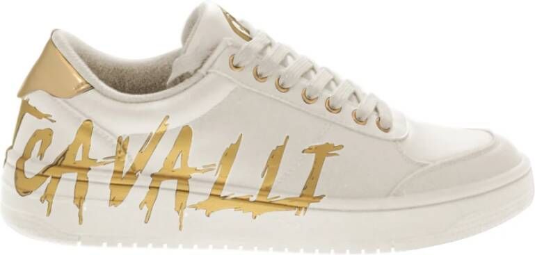Just Cavalli Logo-Printed Lace-Up Sneakers