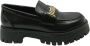 Just Cavalli Zwarte dames mocassins stijlvol model Black Dames - Thumbnail 1