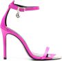 Just Cavalli Roze Hak Sandalen Pink Dames - Thumbnail 5